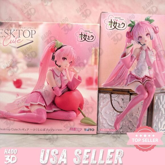 Hatsune Miku Sakura Miku - 2024 Pink Sakura Miku & Miku Desktop Cute - Picture 1 of 7